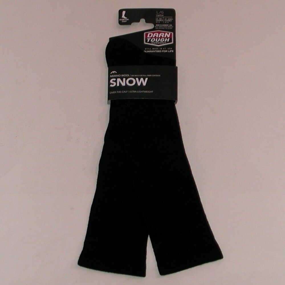 Darn Tough SNOW Ski Snowboard Ultra-Lightweight Over the Calf Socks Large NWT